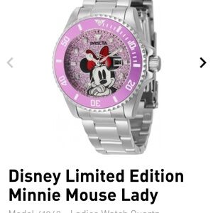 Limited Edition Minnie Mouse Watch